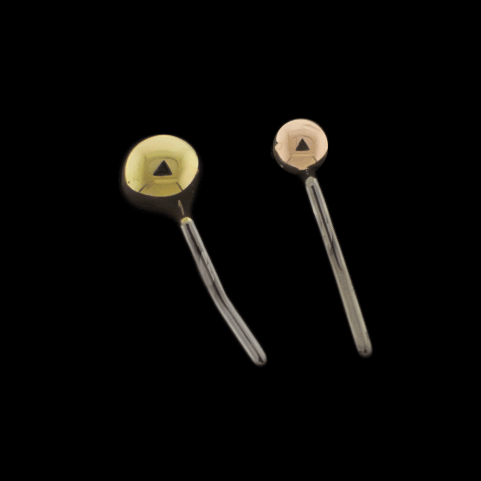 Orb - 14KT Gold Threadless End - Pierced Addiction