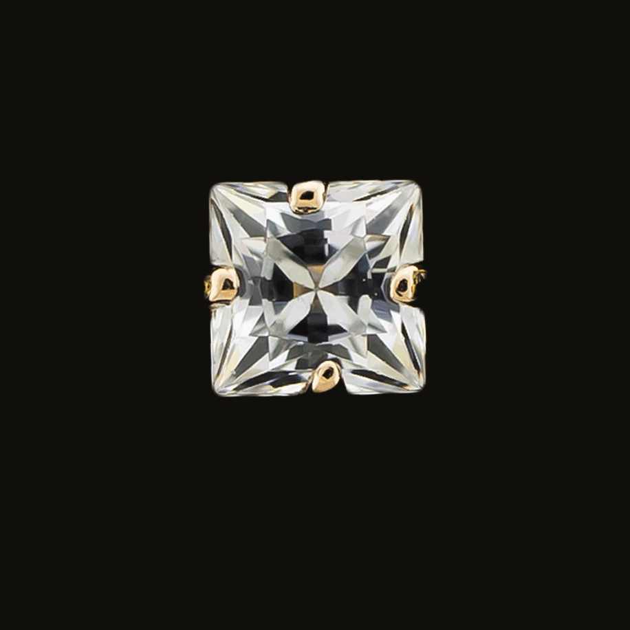 Zenzi - 14KT Gold Threadless End - Pierced Addiction