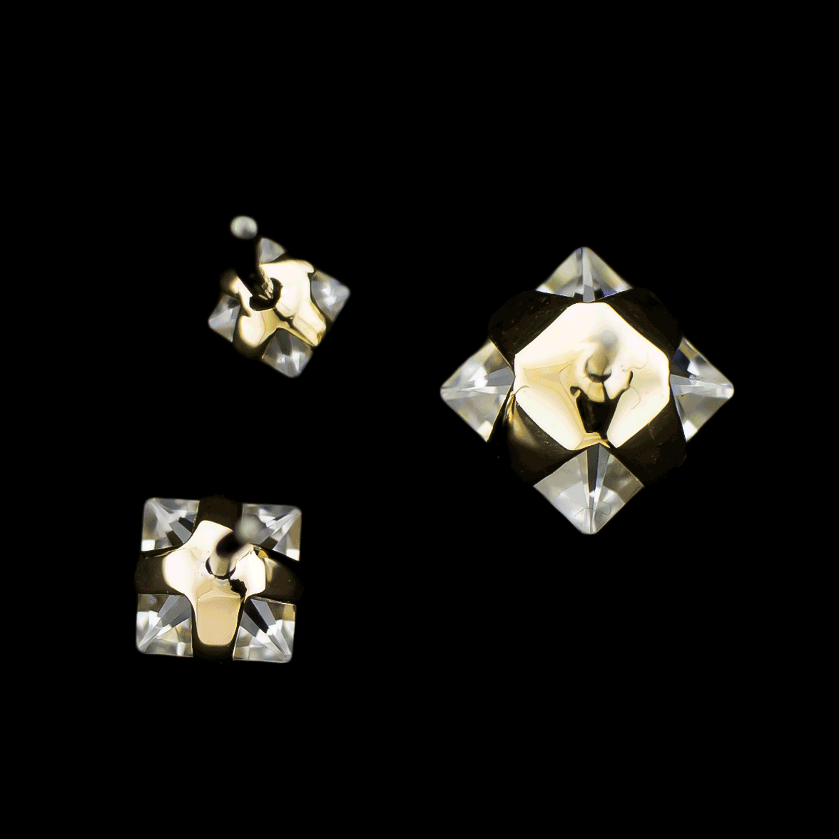 Zenzi - 14KT Gold Threadless End - Pierced Addiction