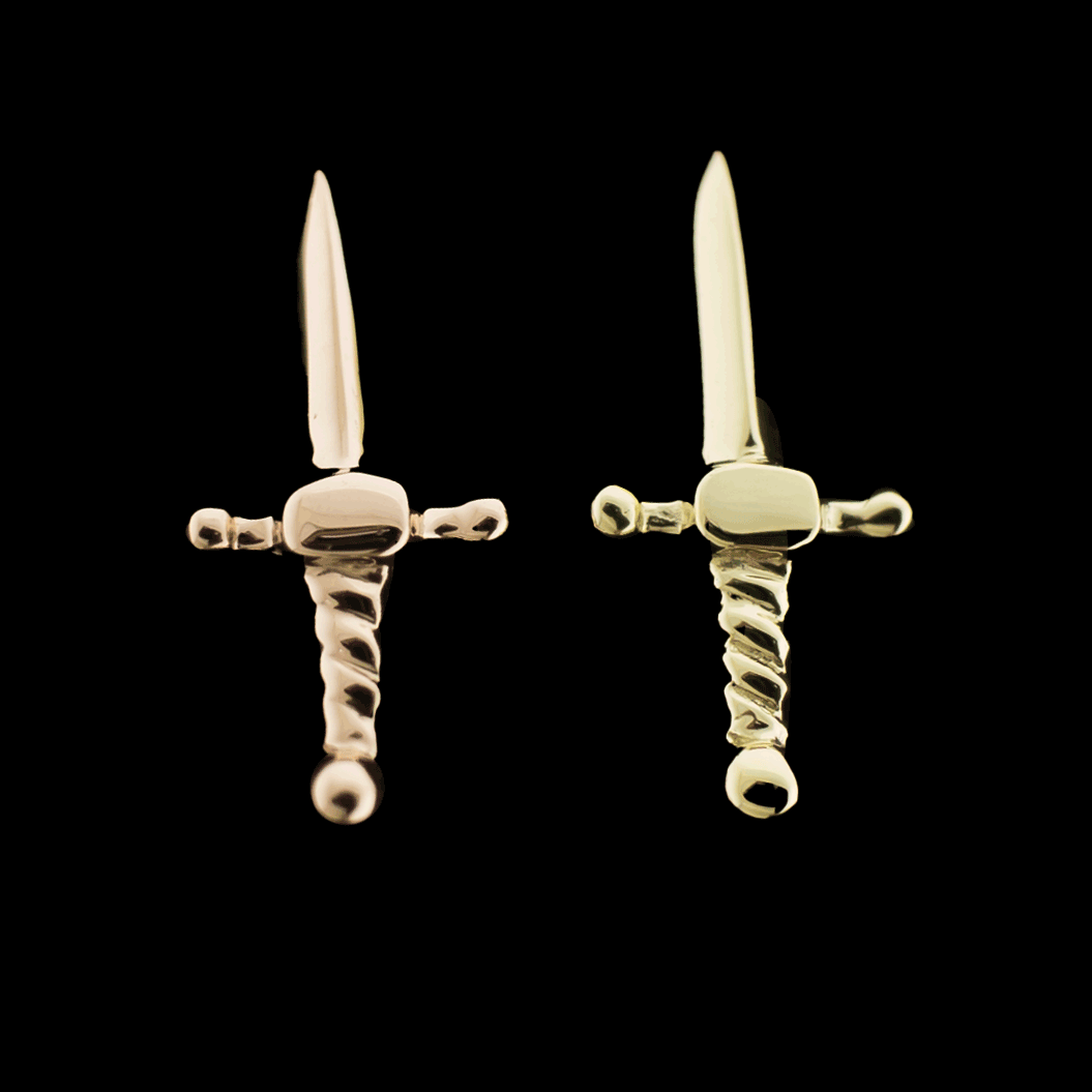 Siren's Fang - 14KT Gold Threadless End - Pierced Addiction