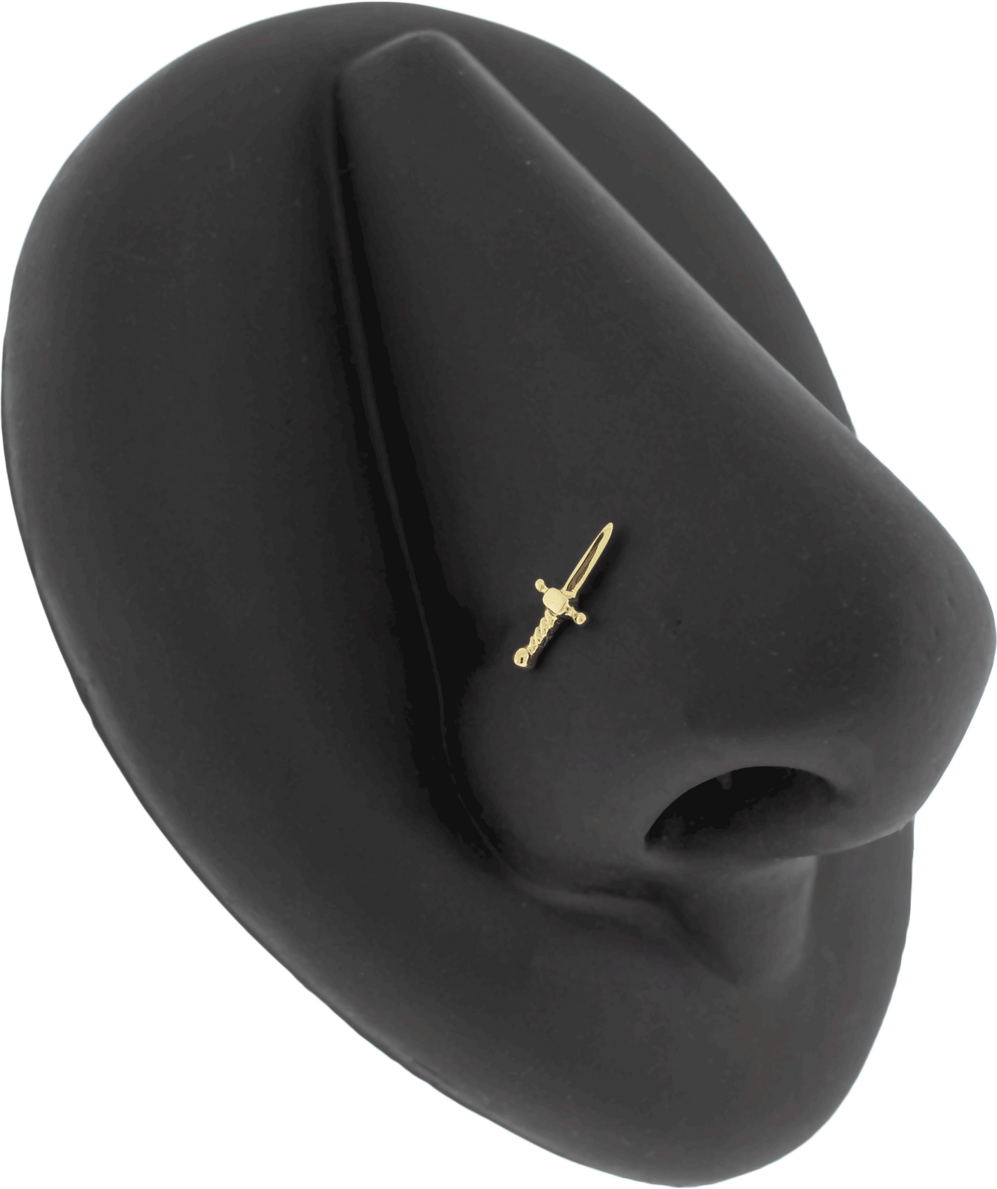 Siren's Fang - 14KT Gold Threadless End - Pierced Addiction