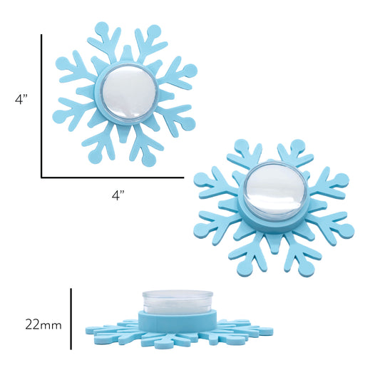8 Point Snowflake Display for Threadless Ends
