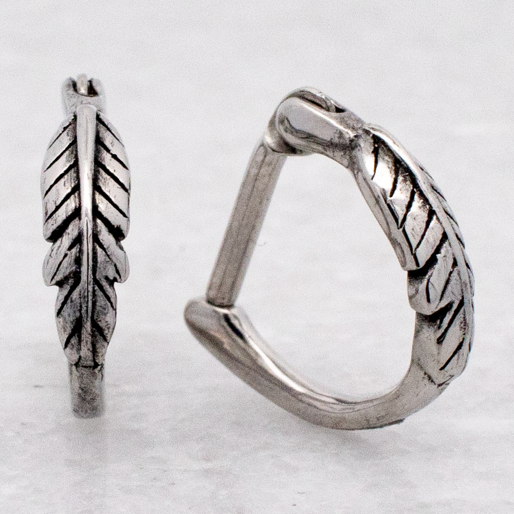 Ear Clicker - Feather 16G