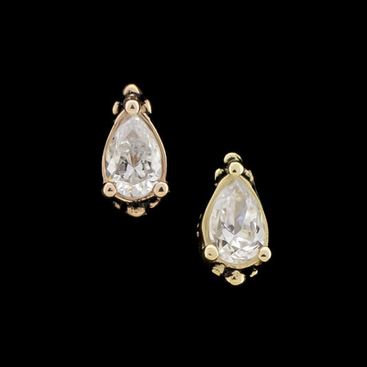 Solena - 14KT Gold Threadless End - Pierced Addiction