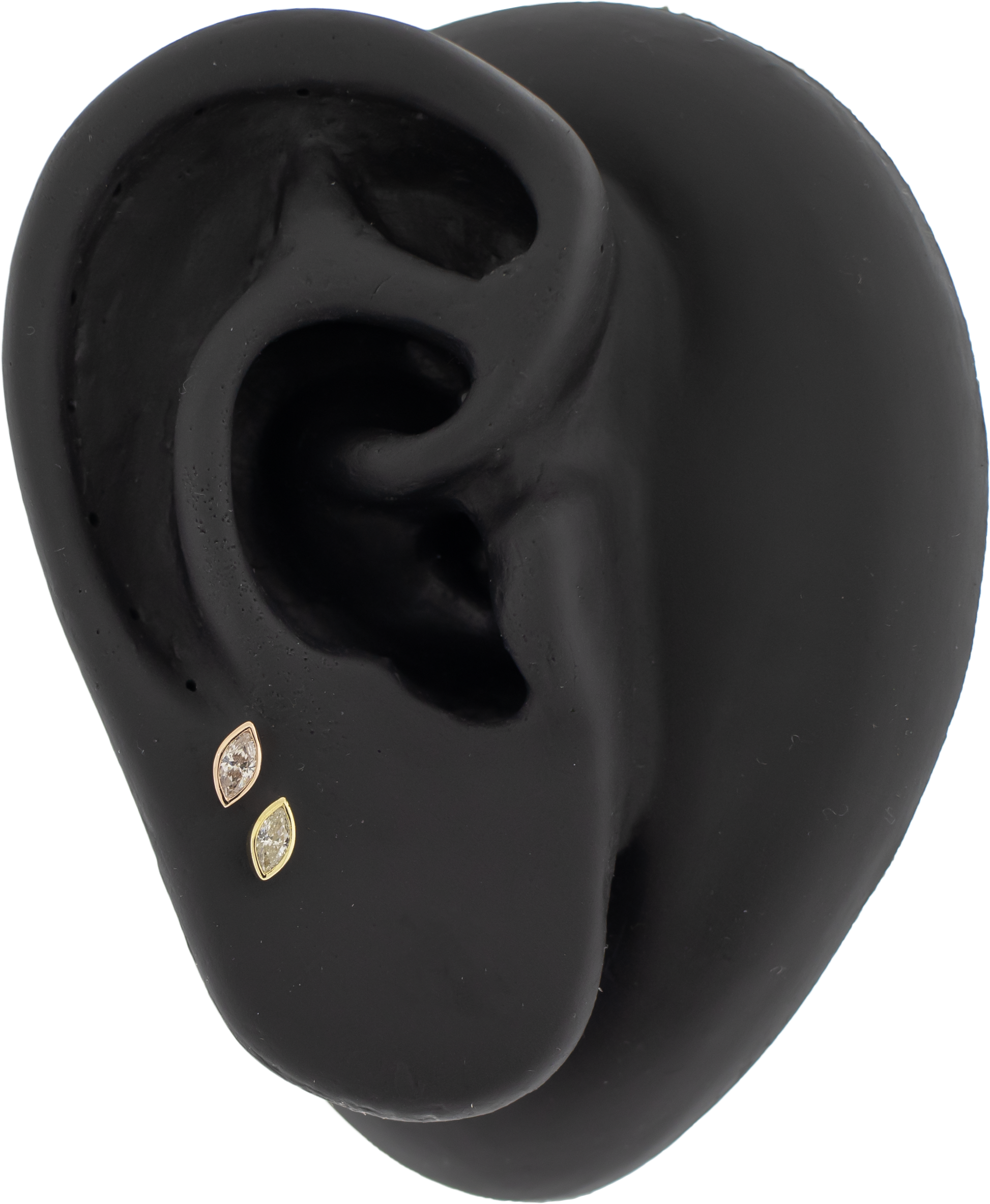 Velora - 14KT Gold Threadless End - Pierced Addiction