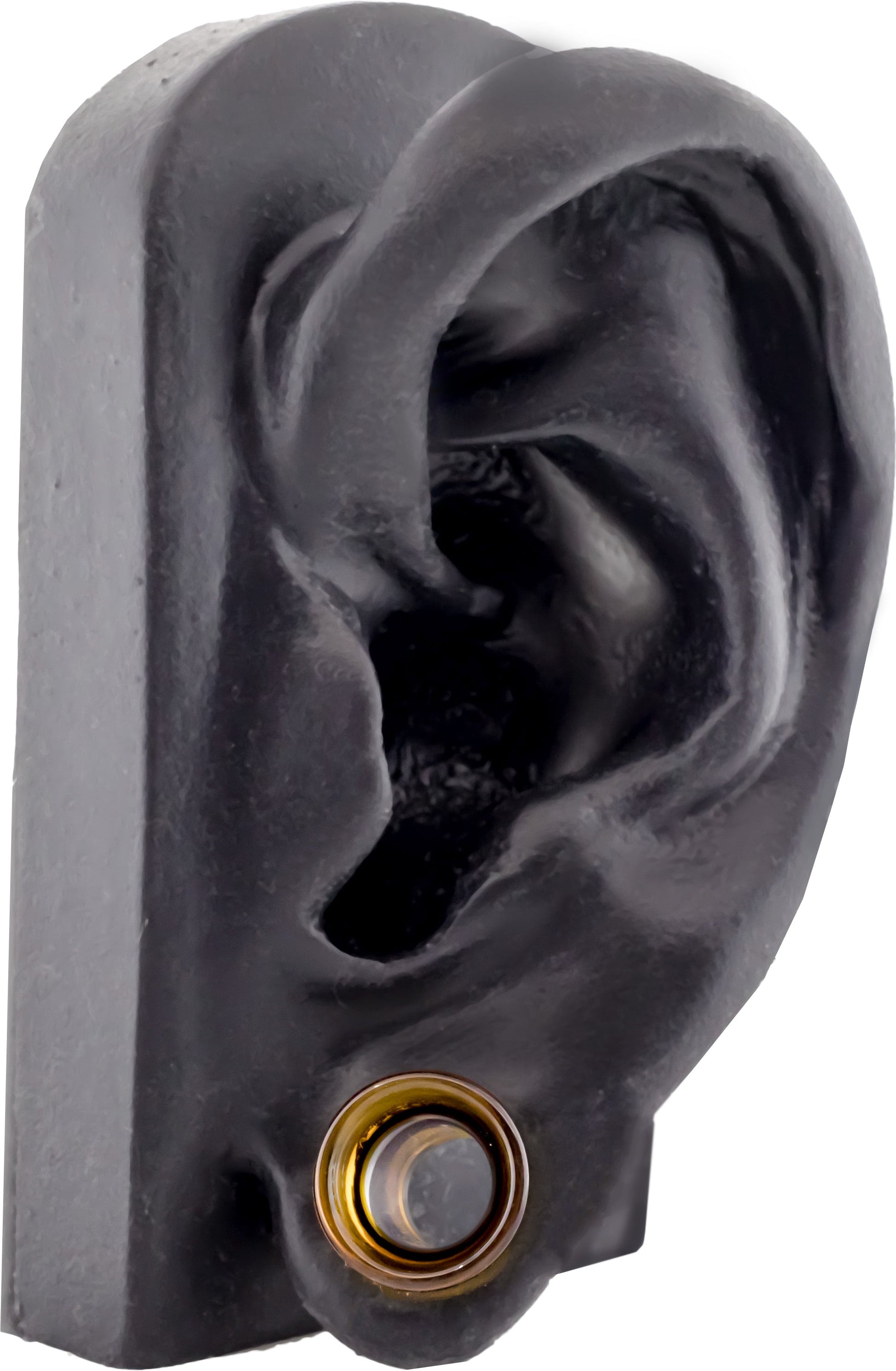 Pair Amber Single Flare Tunnel - Pierced Addiction