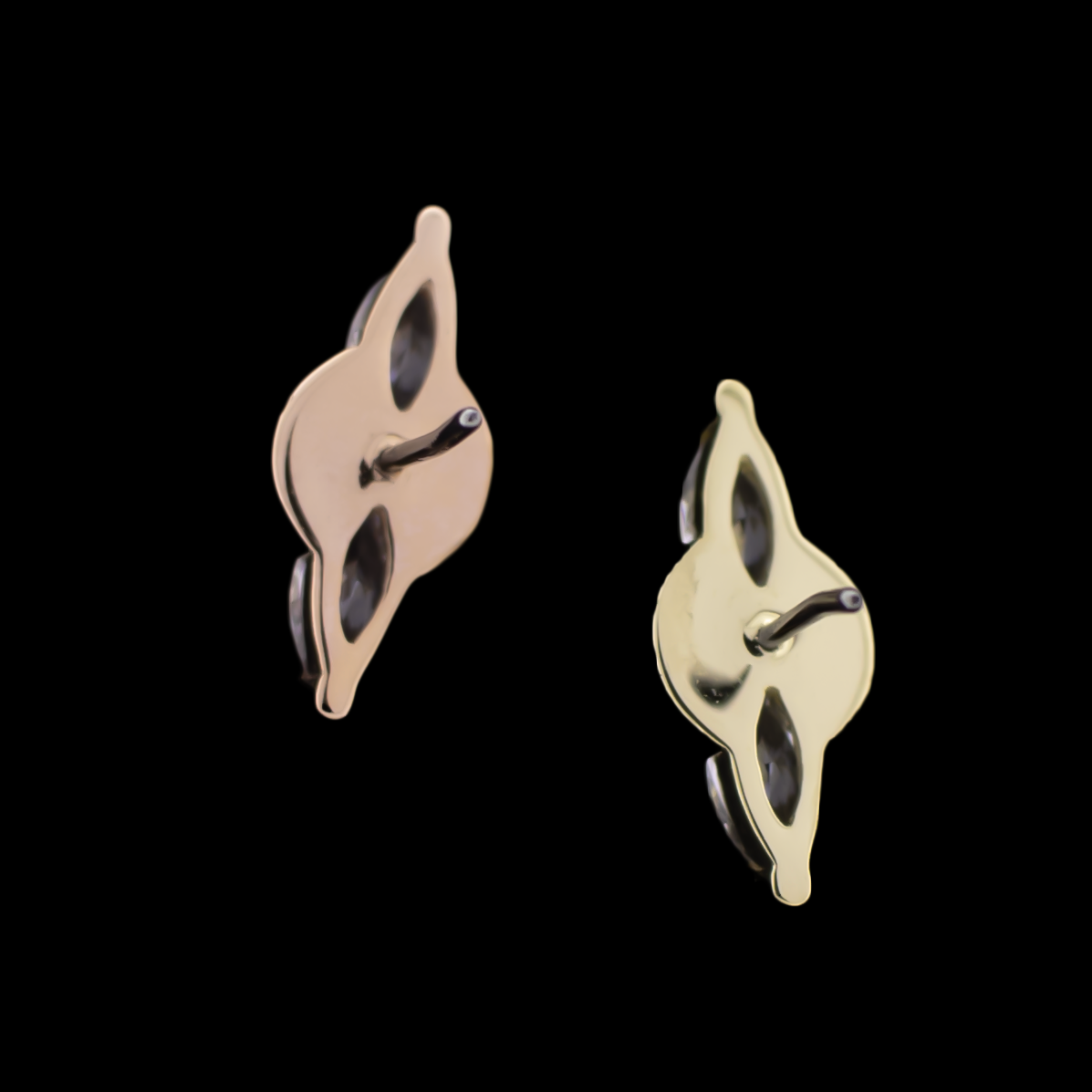 Solara - 14KT Gold Threadless End - Khrysos Jewelry