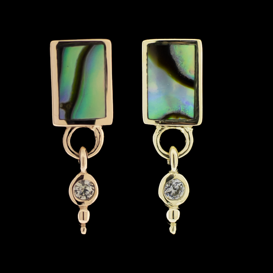 Elysium - 14KT Gold Threadless End - Khrysos Jewelry