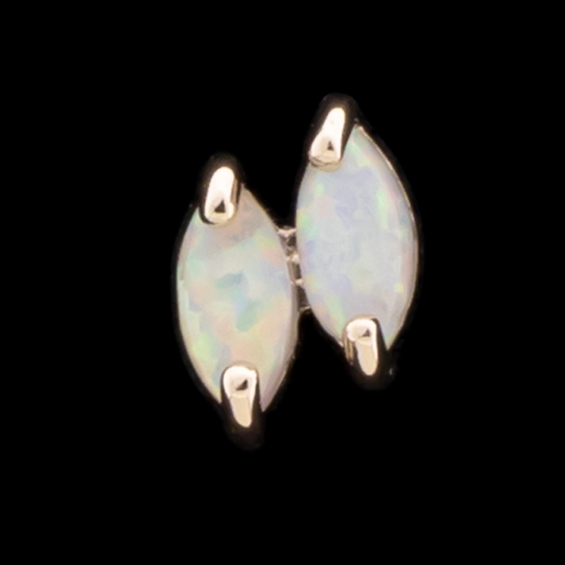 Zafira - 14KT Gold Threadless End - Pierced Addiction- Rose Gold