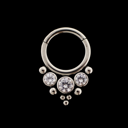 Claire - Hinged Segment Ring - Khrysos Jewelry