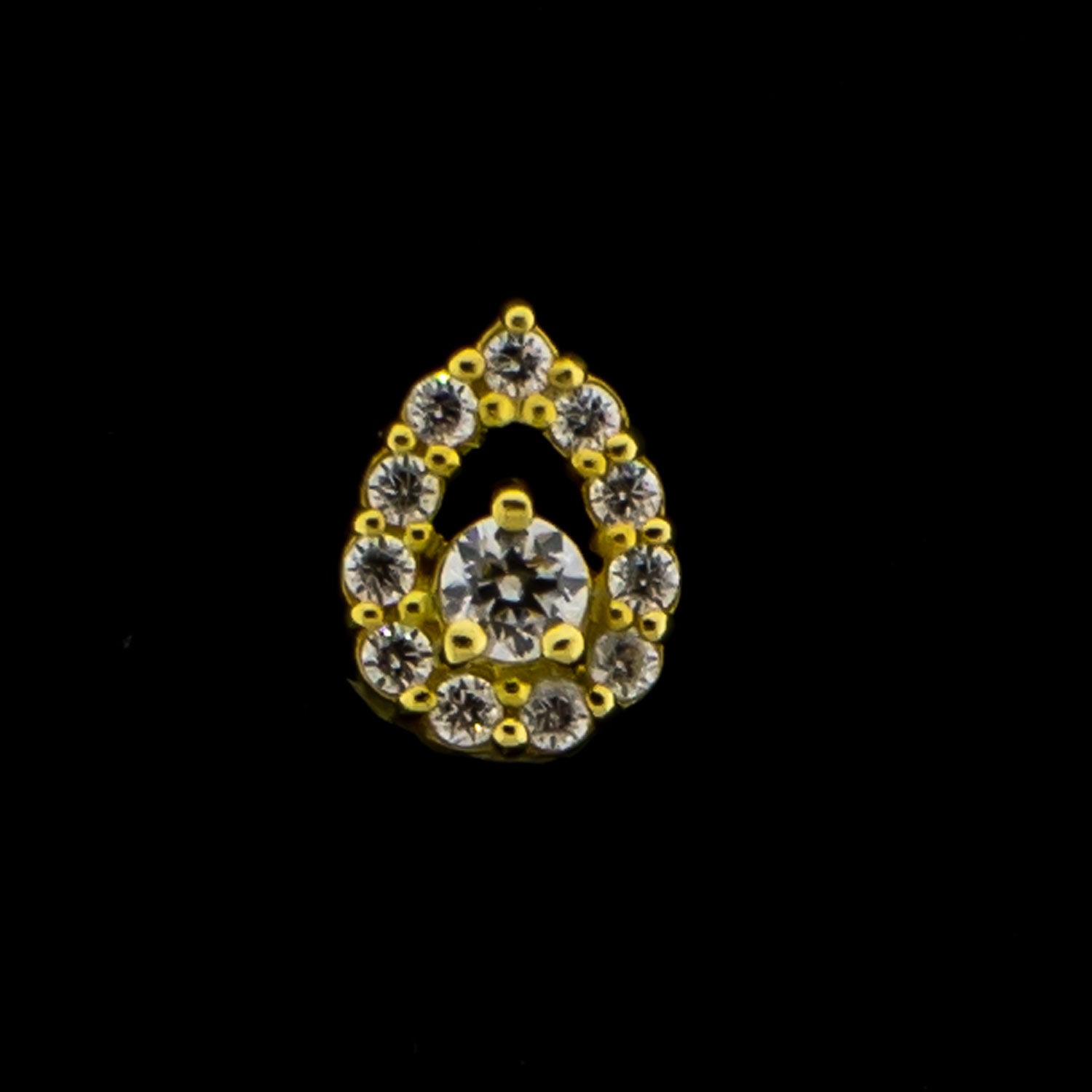 Ayla- 18Kt Gold Threadless End