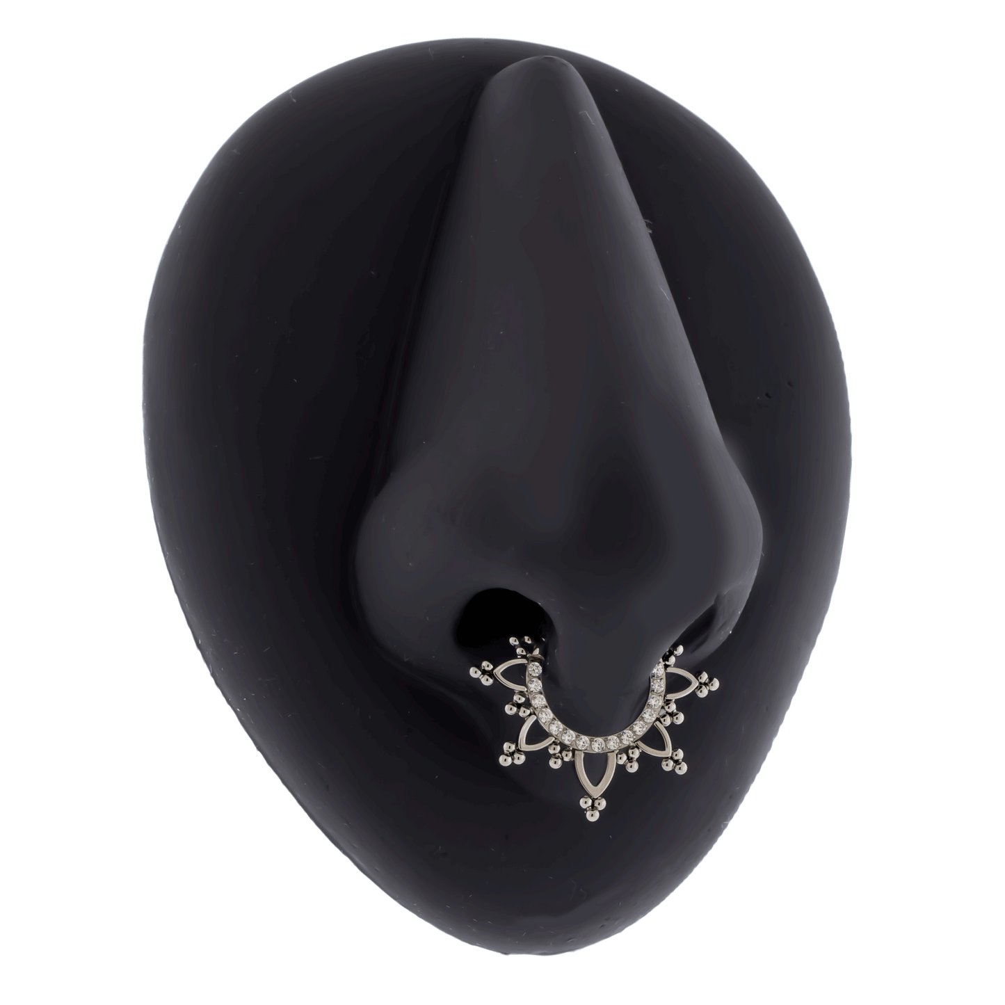 Evangeline - 16G Titanium Hinged Ring