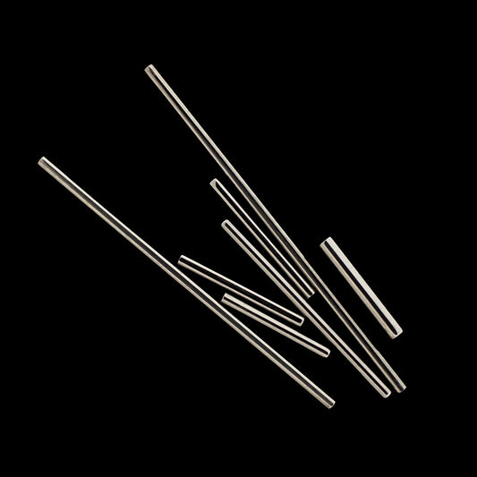 10G Titanium Straight Barbell - Internally Threaded Post