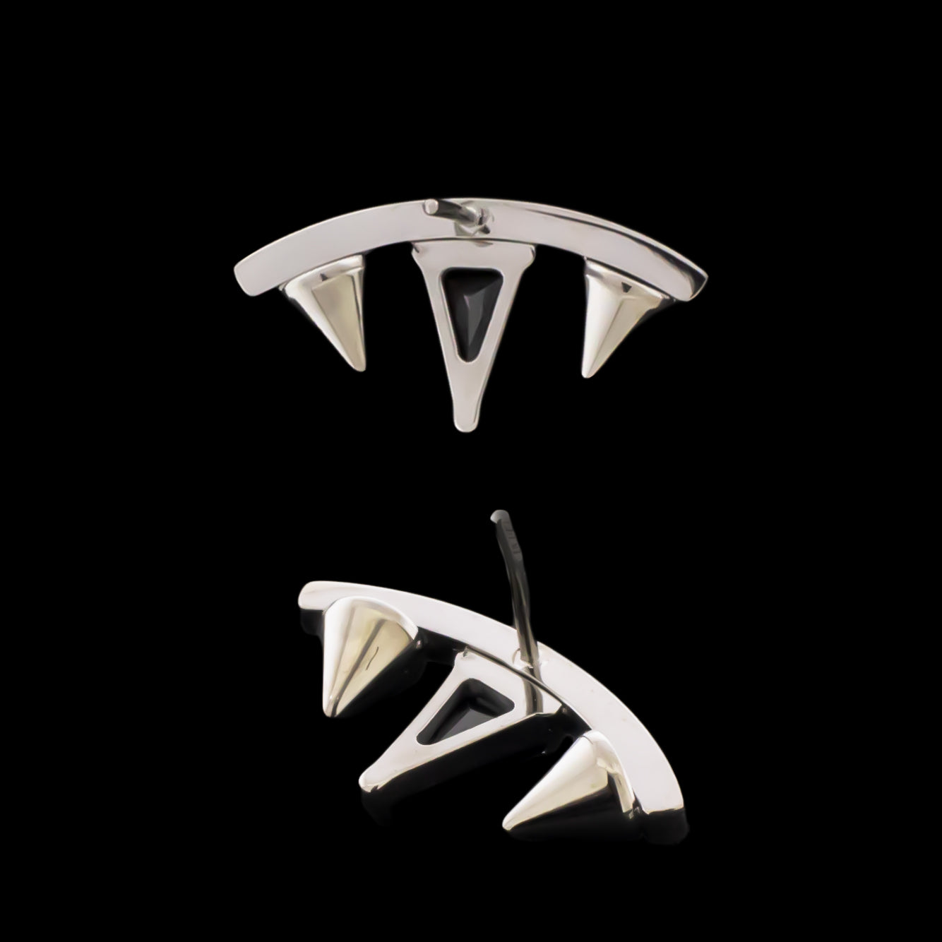 Noir - Titanium Threadless End - Pierced Addiction