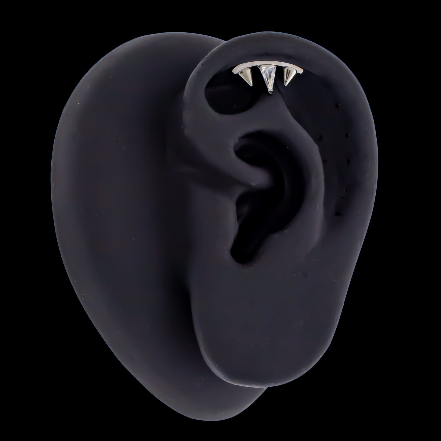 Noir - Titanium Threadless End - Pierced Addiction