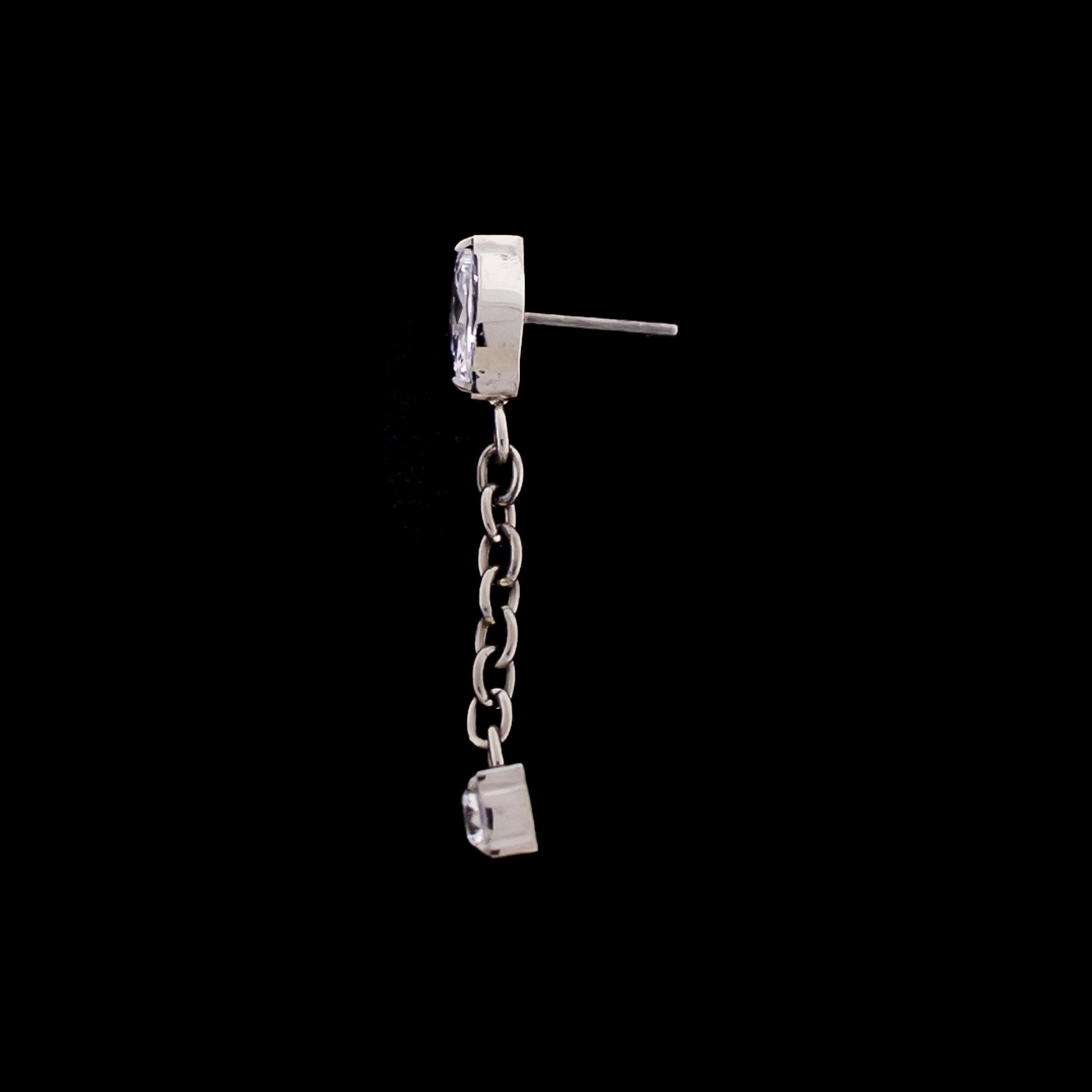 Tsia Dangling Threadless End w/ Chain