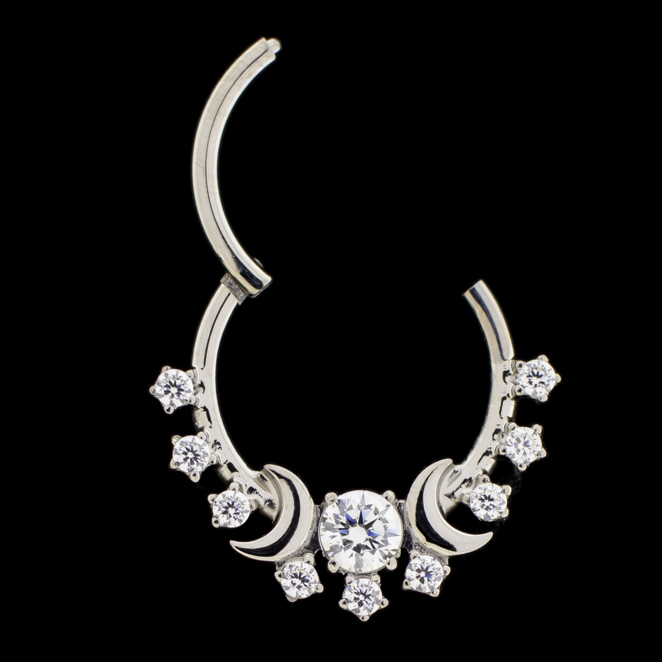 Solis- Titanium Hinged Ring - Khrysos Jewelry