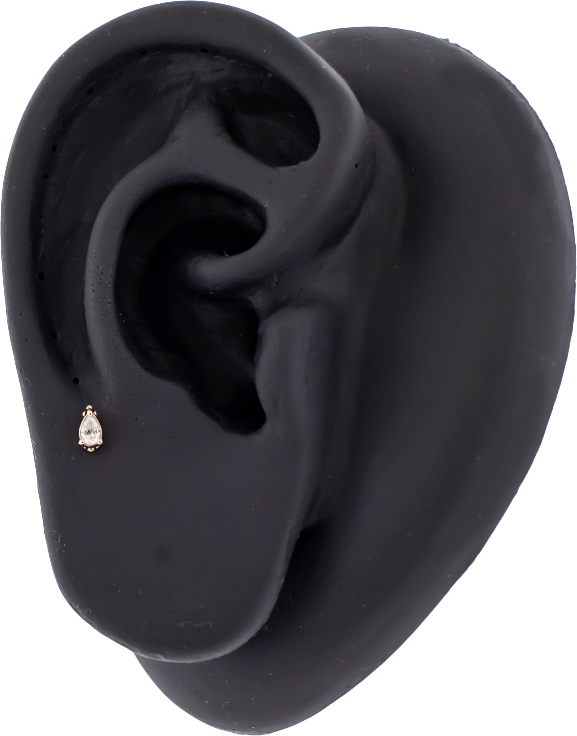 Solena - 14KT Gold Threadless End - Pierced Addiction