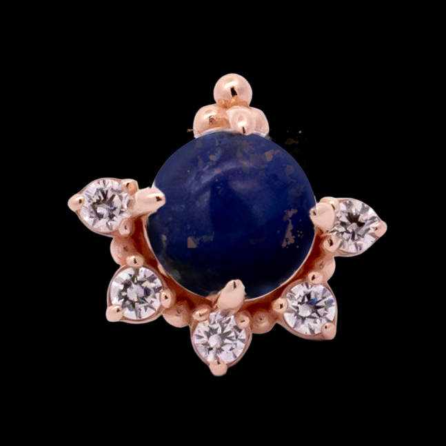 Lunara - 14kt Gold Threadless End