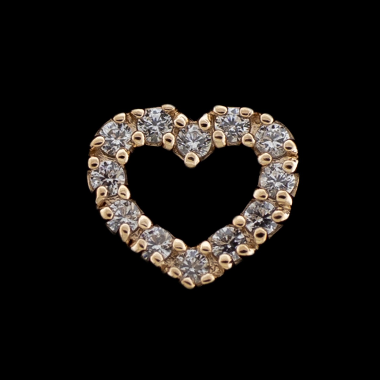 Tressa - 14Kt Gold Threadless End - Pierced Addiction