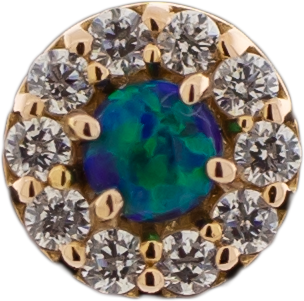 Liora - 14KT Gold Threadless End