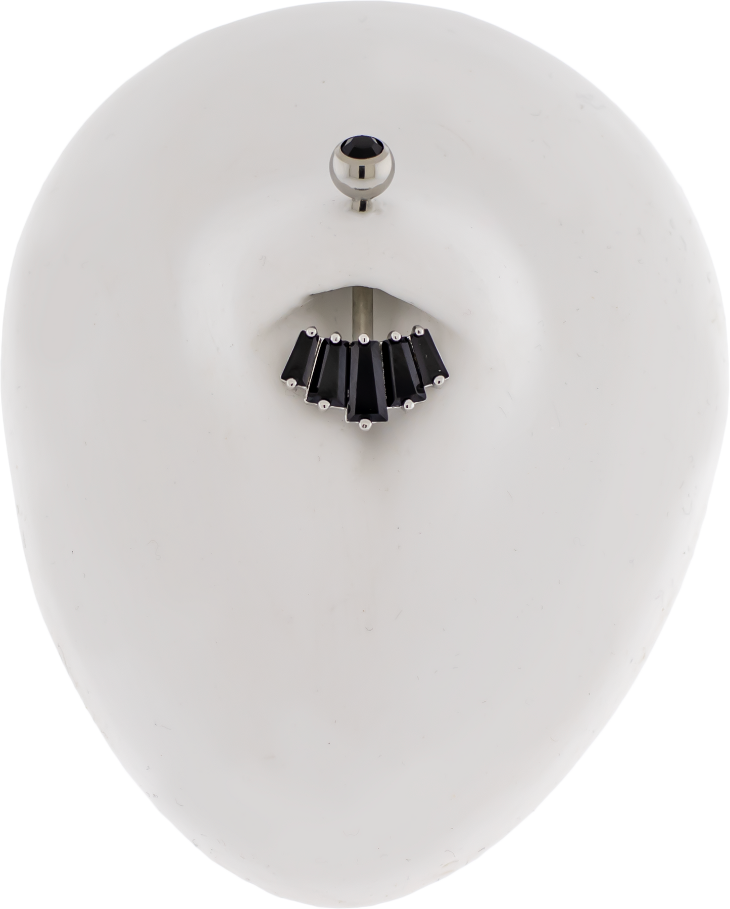 14G Fanned Baguette Navel Barbell - Pierced Addiction