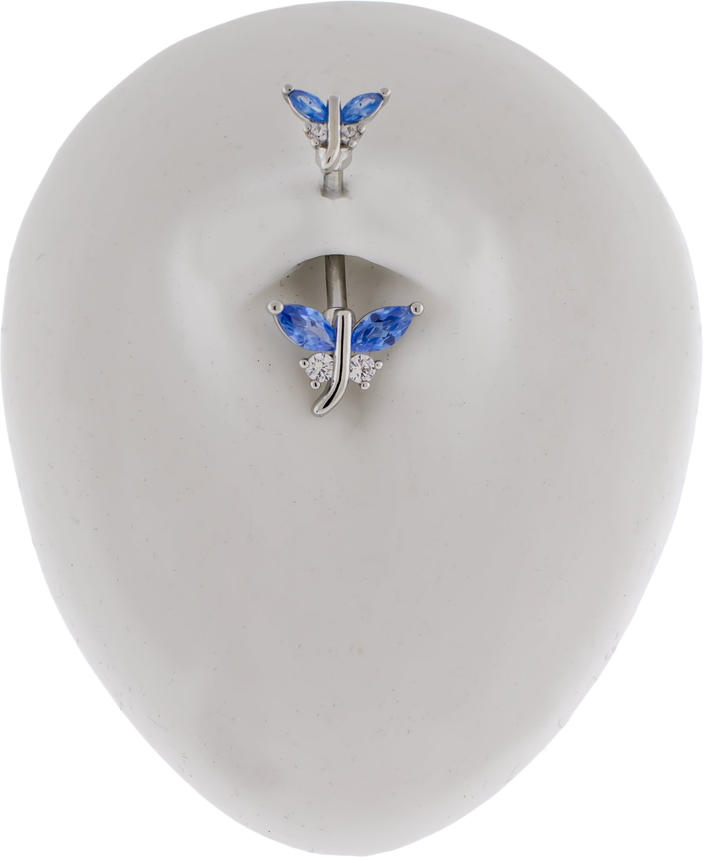 14G Gem Dragonfly Navel Ring - Pierced Addiction