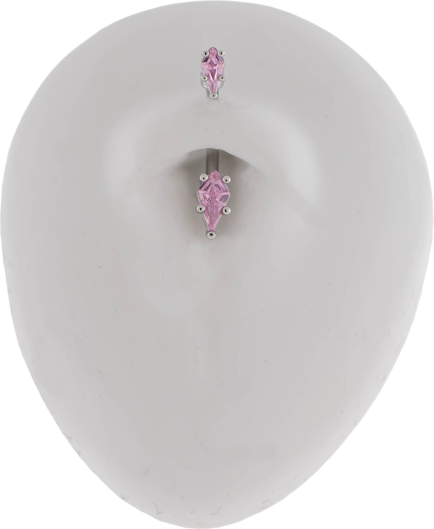 14G Kite Cut Gem Navel Barbell - Pierced Addiction