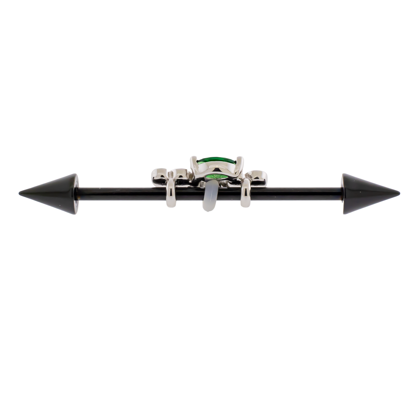 14G Industrial Barbell - Cherry - Pierced Addiction