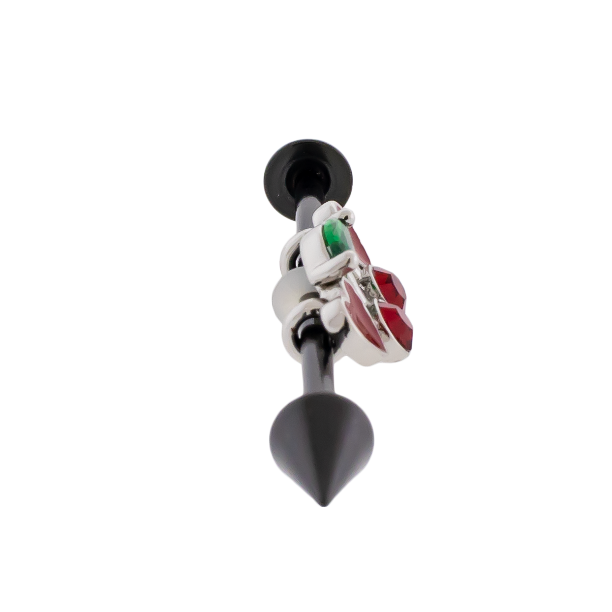 14G Industrial Barbell - Cherry - Pierced Addiction