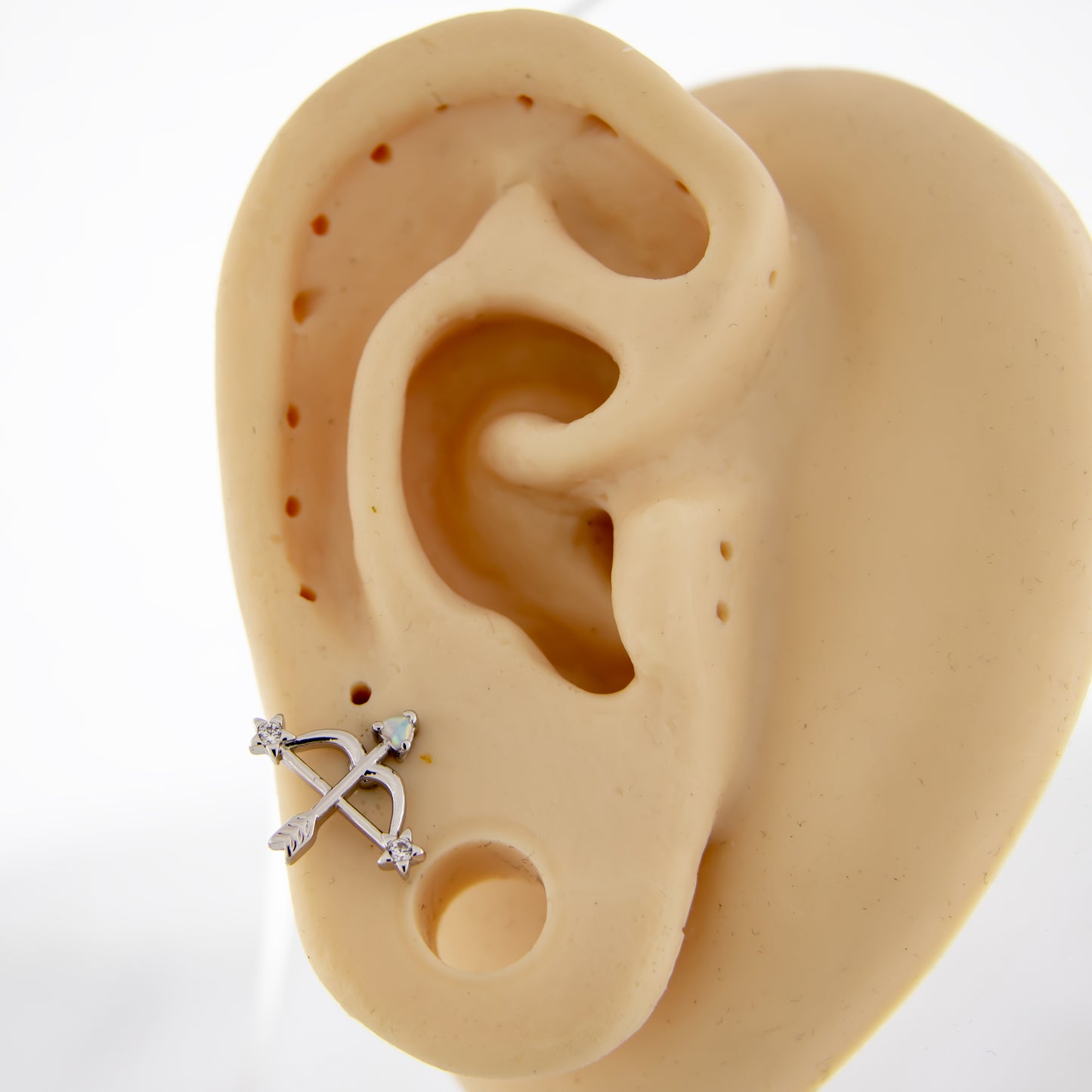 16G Bow and Arrow Cartilage Barbell - Pierced Addiction