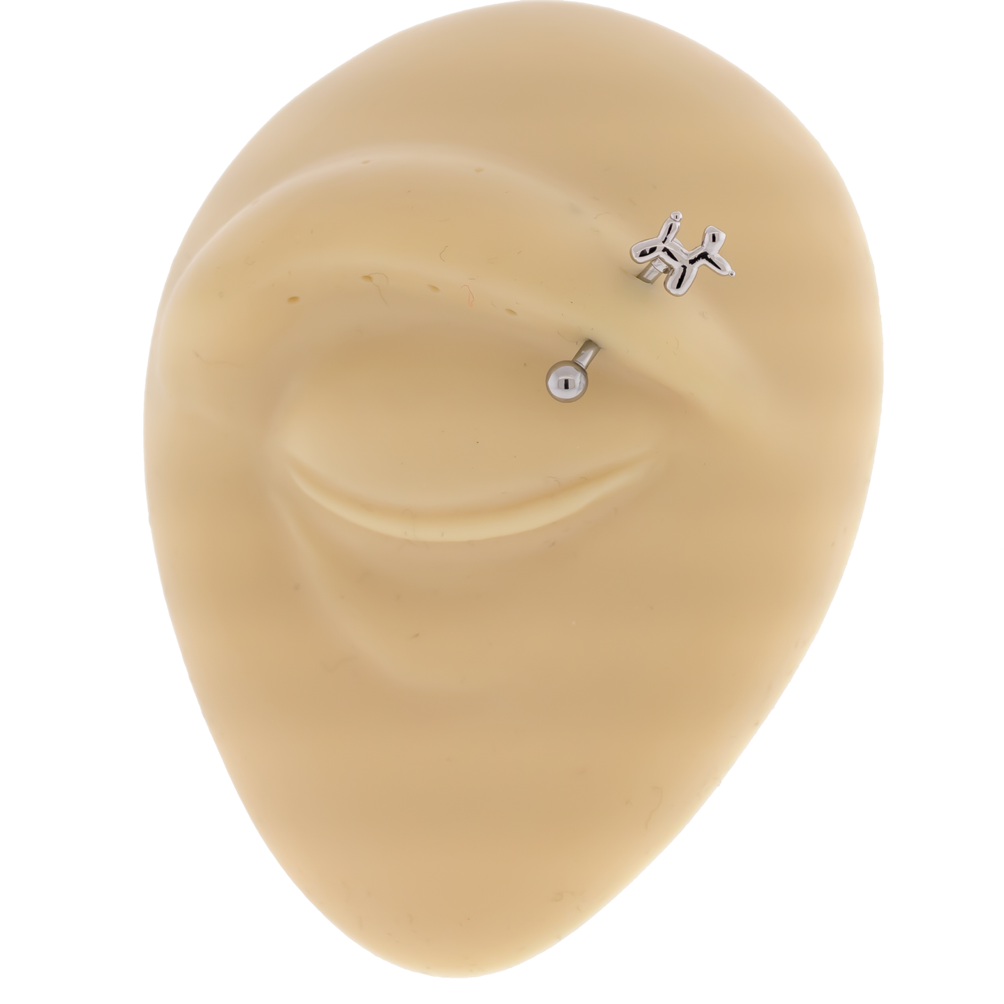 16G Balloon Dog Curved Barbell - Pierced Addiction