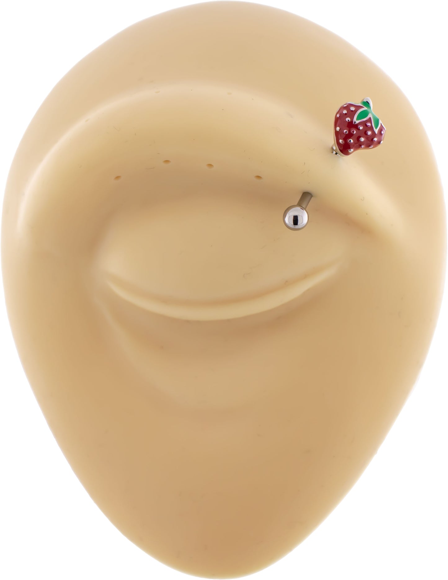 16G Strawberry Curved Barbell - Pierced Addiction