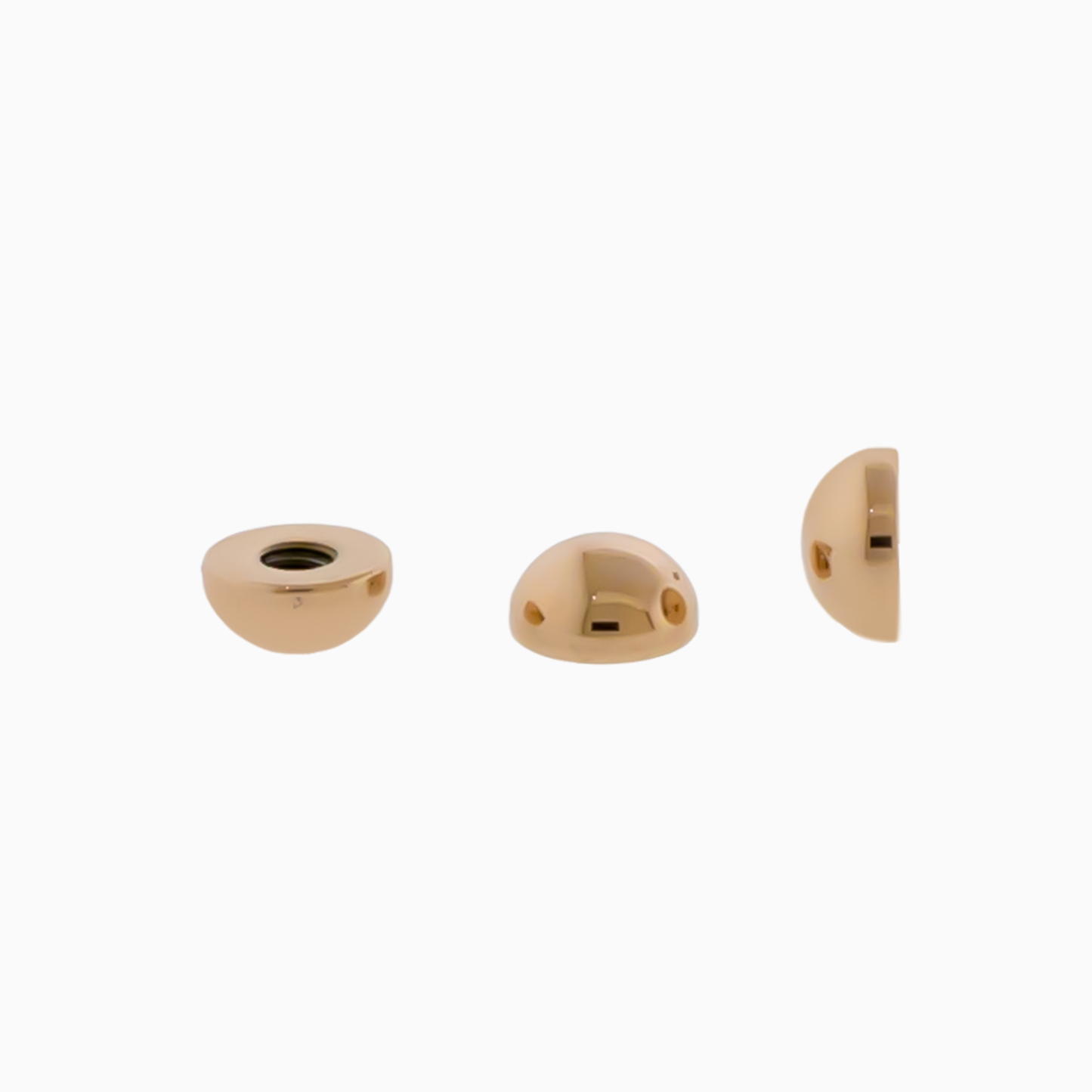Steel Externally Threaded End - Dome 16G