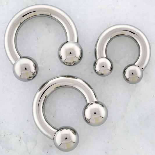 4G Steel Horseshoe - Internally Threaded - Pierced Addiction