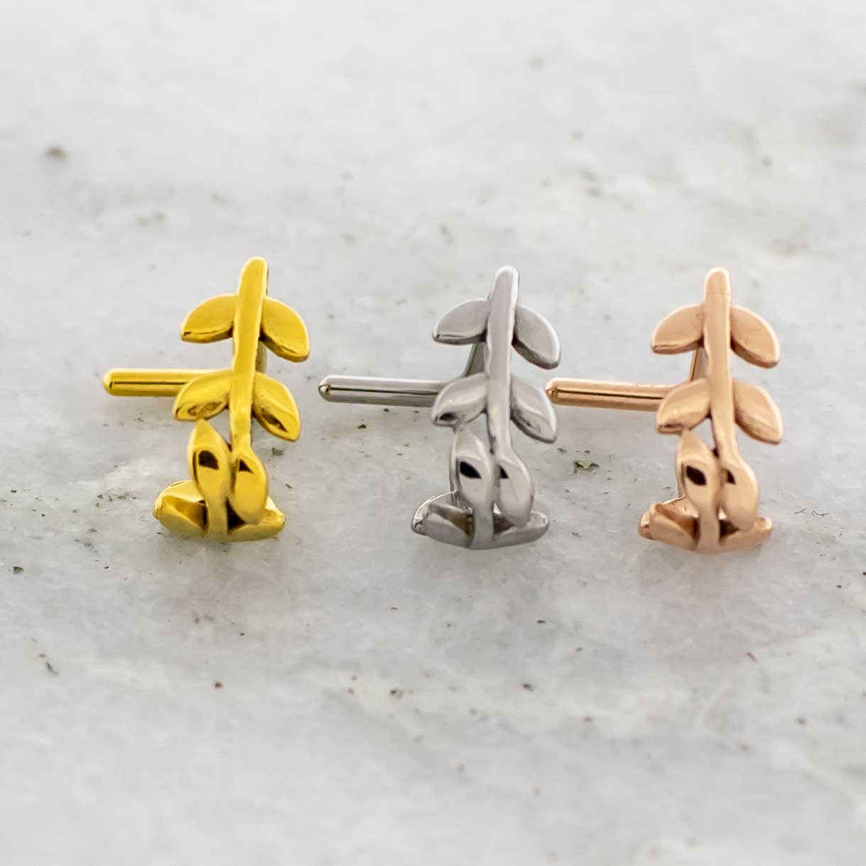 18G Nose Curve Double Leaf