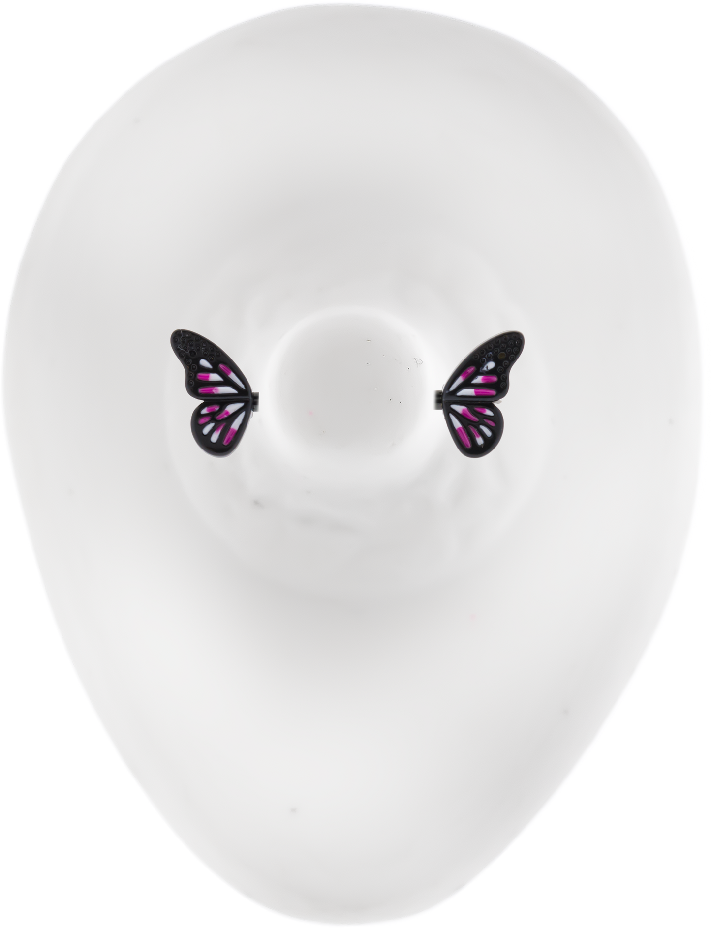 14G Butterfly Wing Nipple Barbell - Pierced Addiction