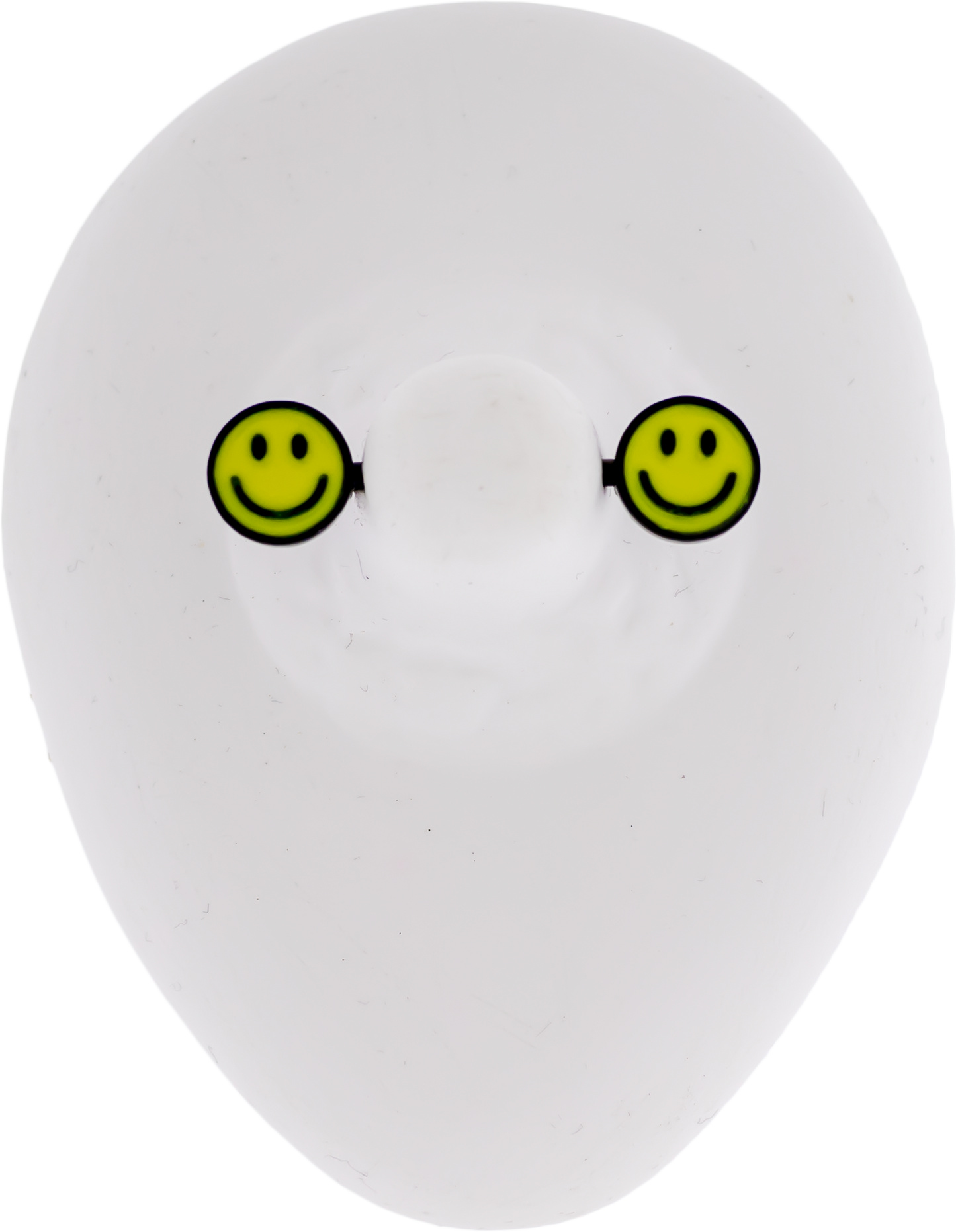 14G Nipple Barbell - Glow In Dark Happy Face - Pierced Addiction