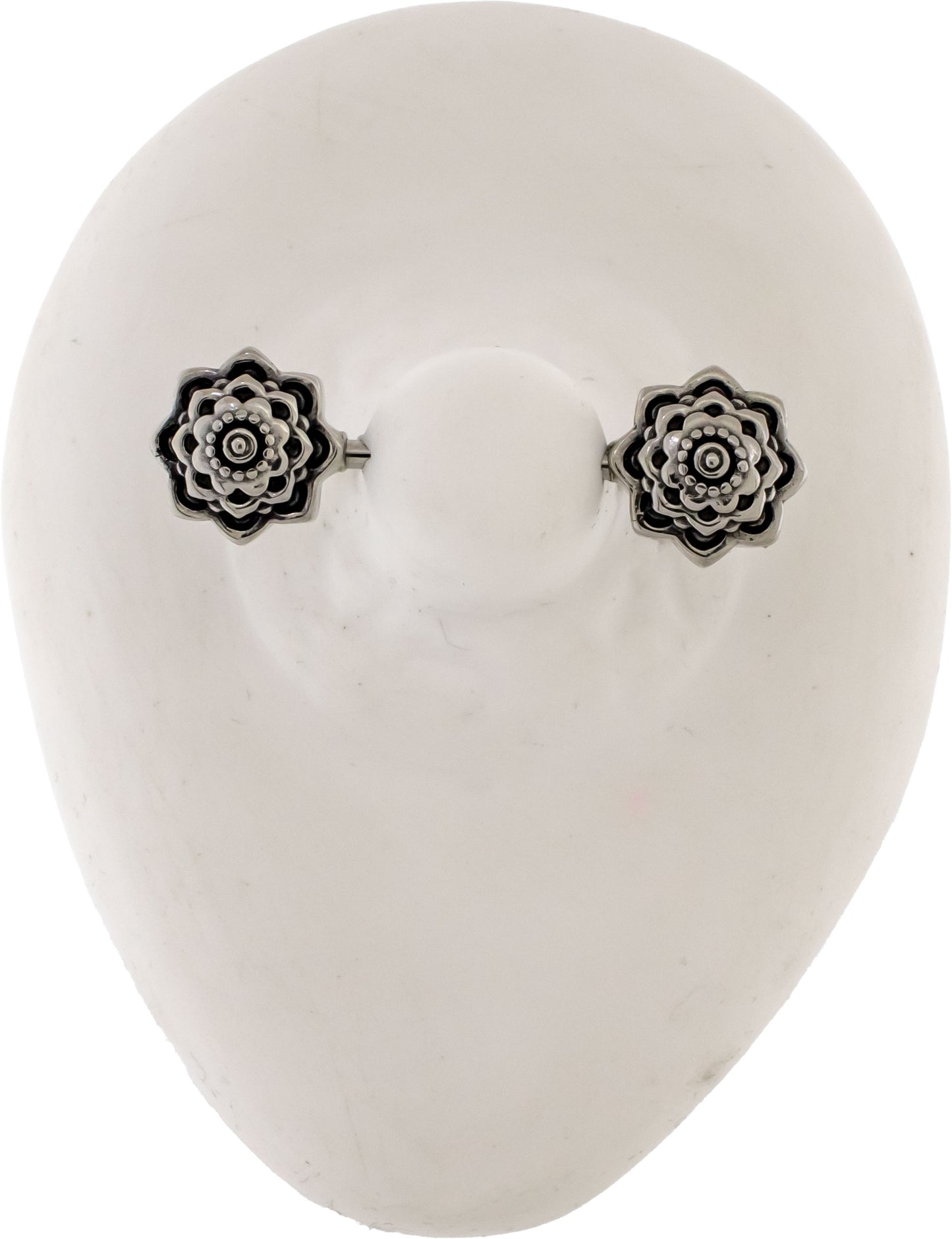 14G Mandala Nipple Barbell - Pierced Addiction