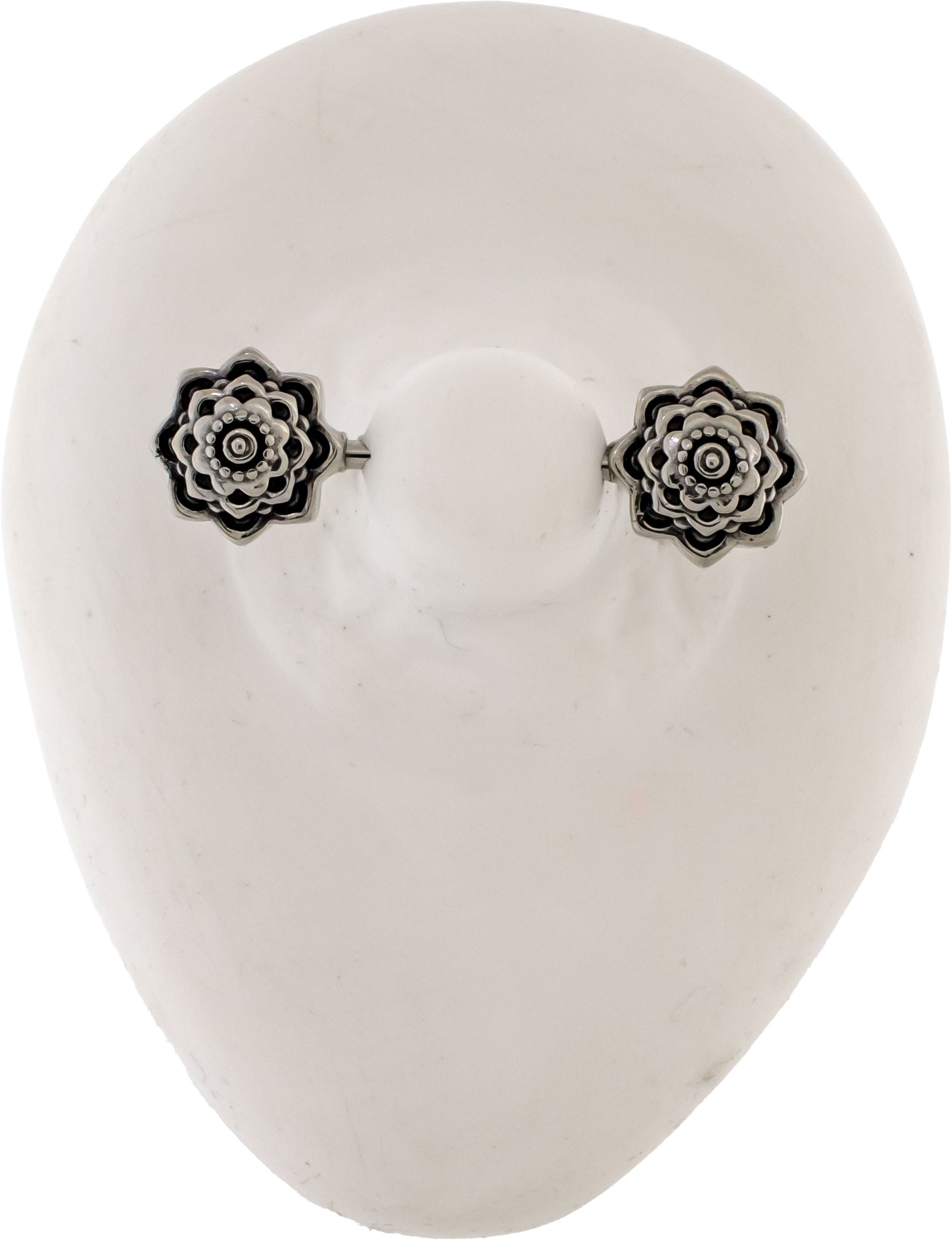 14G Mandala Nipple Barbell - Pierced Addiction