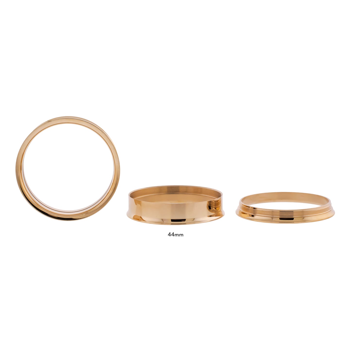 Steel Rose Gold Double Flare Tunnels - Internally Threaded - Pierced Addiction