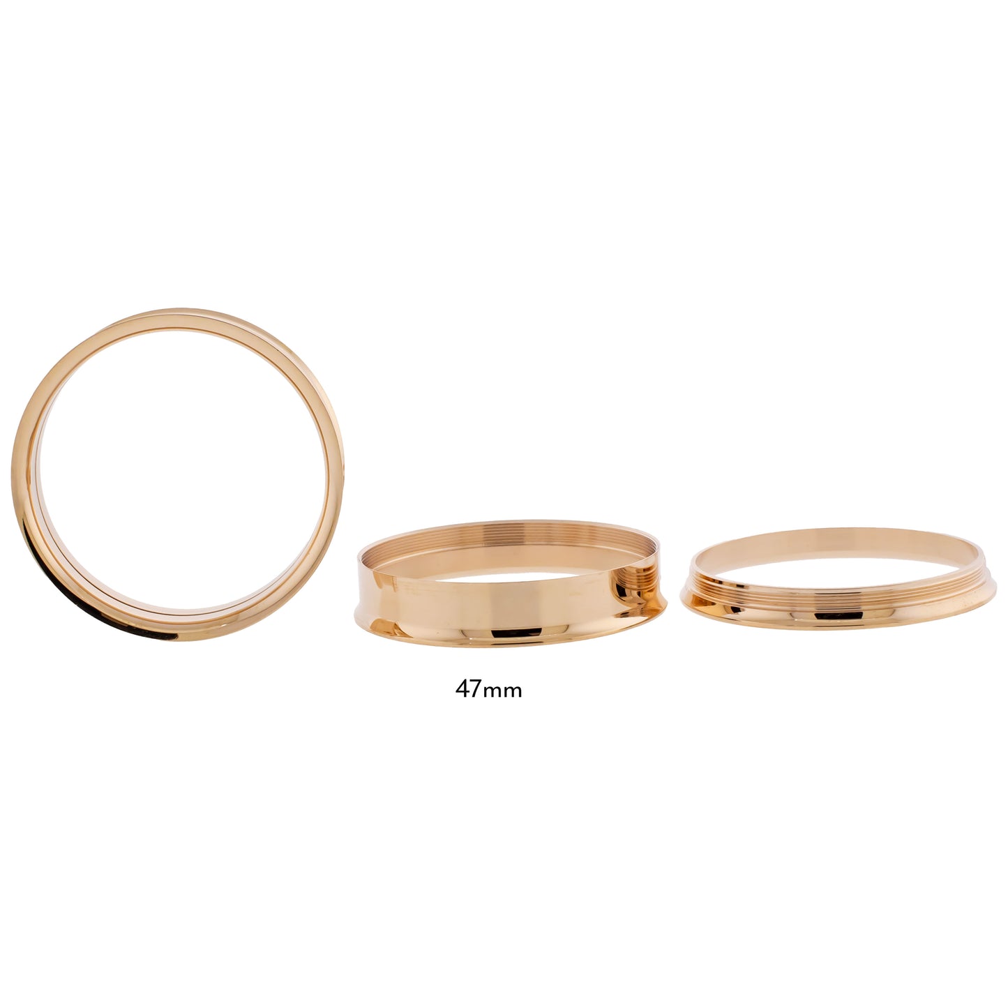 Steel Rose Gold Double Flare Tunnels - Internally Threaded - Pierced Addiction