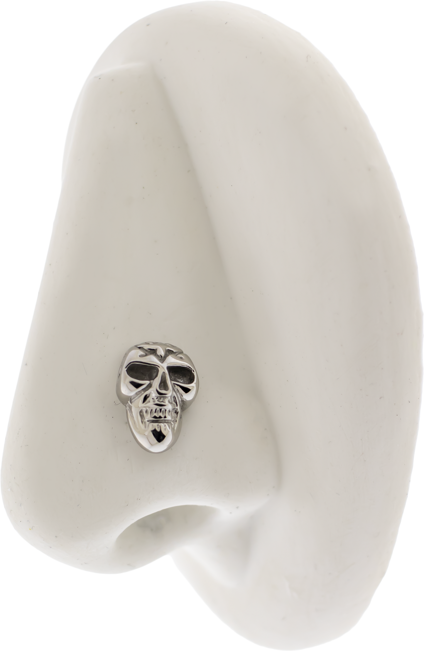 Steel Externally Threaded End - Skull 16G
