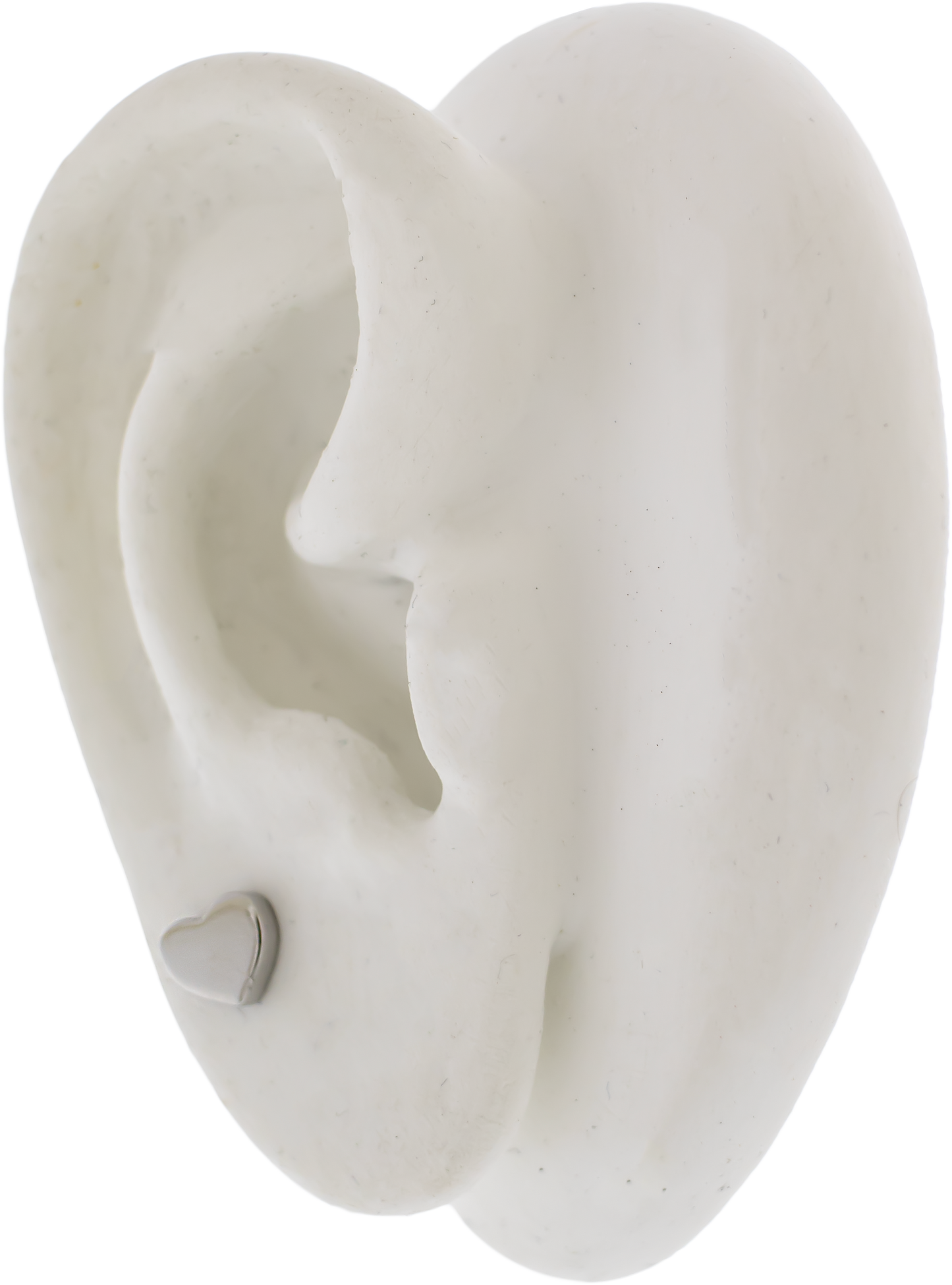 Steel Externally Threaded End - Heart 16G