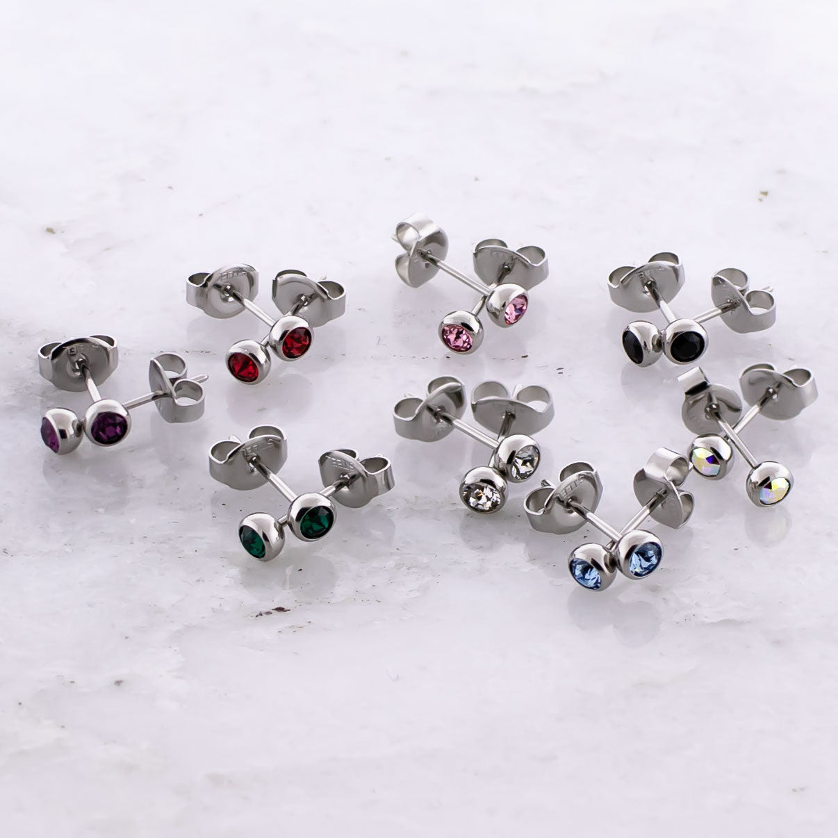 Simple Stainless Steel Stud Earrings Simple Stainless Steel Stud Earrings