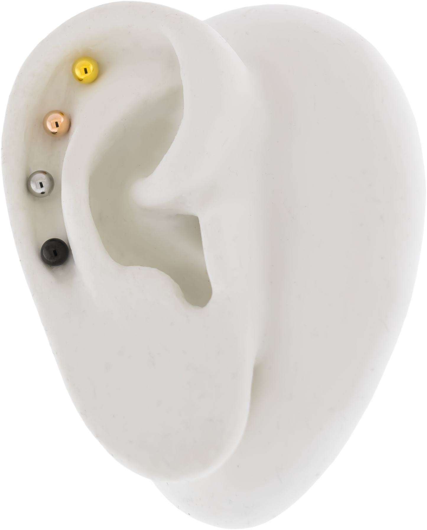 Steel Plain Ball Earring Studs