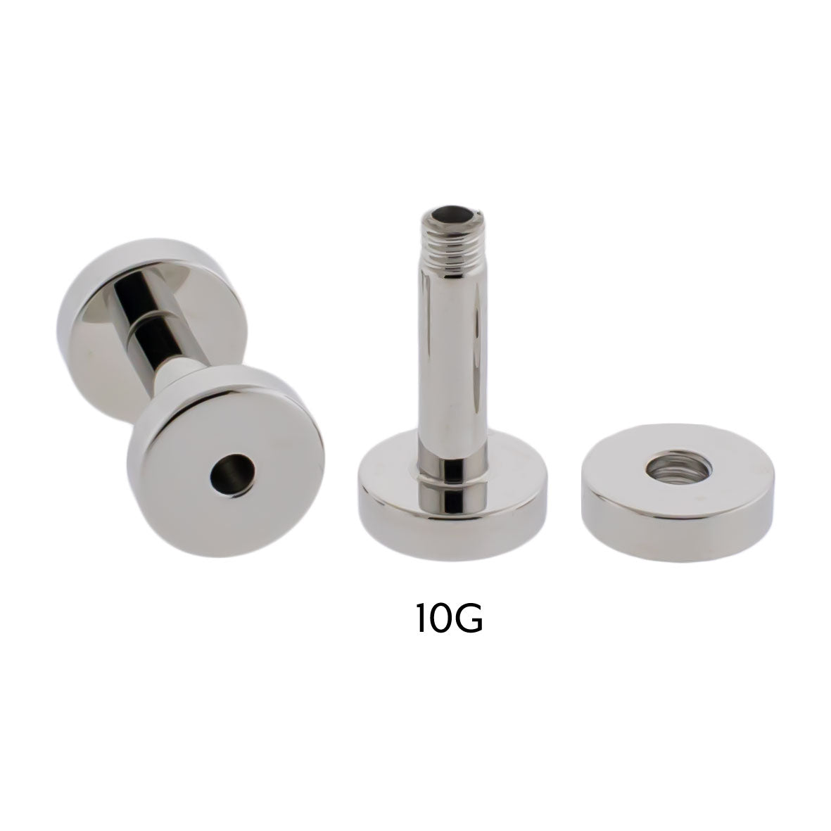 Steel Externally Threaded Tunnels - Pierced Addiction