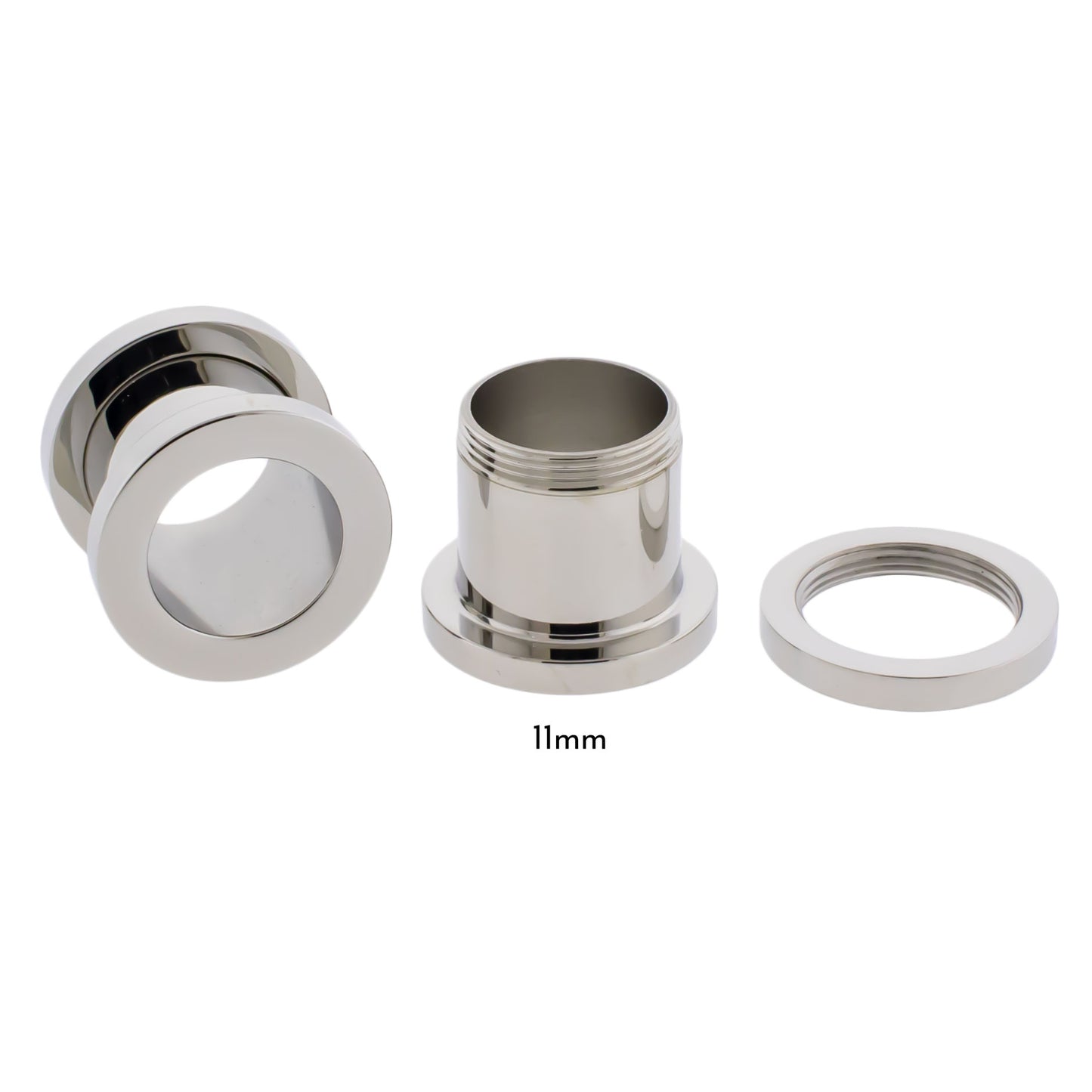 Steel Externally Threaded Tunnels - Pierced Addiction