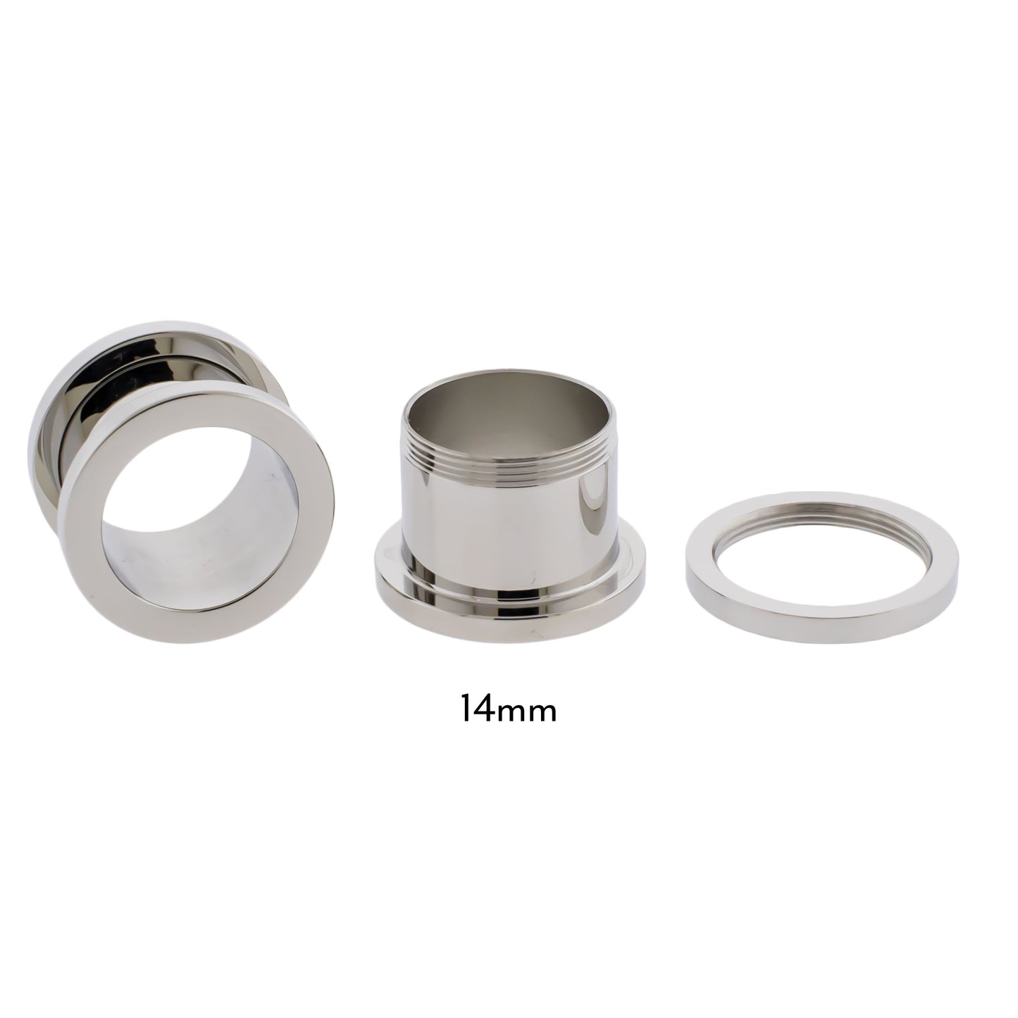 Steel Externally Threaded Tunnels - Pierced Addiction