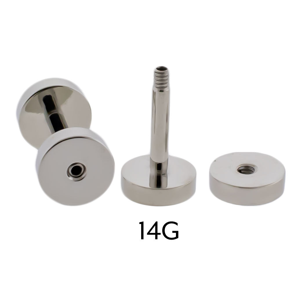 Steel Externally Threaded Tunnels - Pierced Addiction